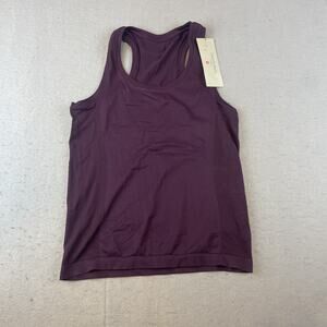 Sweaty Betty Athlete Seamless Workout Womens Sz M Tank Top Midnigh Cherry Purple